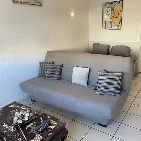 Grand 7 Minutes De La Et Climatise Sur Juan Les Pins Apartmán Antibes